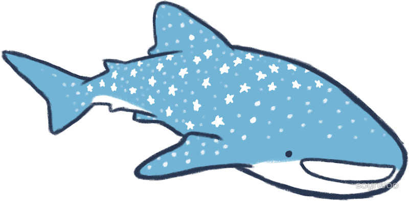 Whale shark clipart.