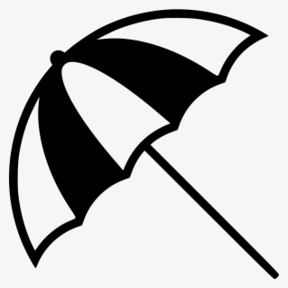 Free Umbrella Black And White Clip Art with No Background