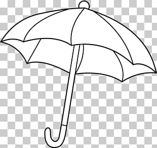umbrella clipart black and white folded