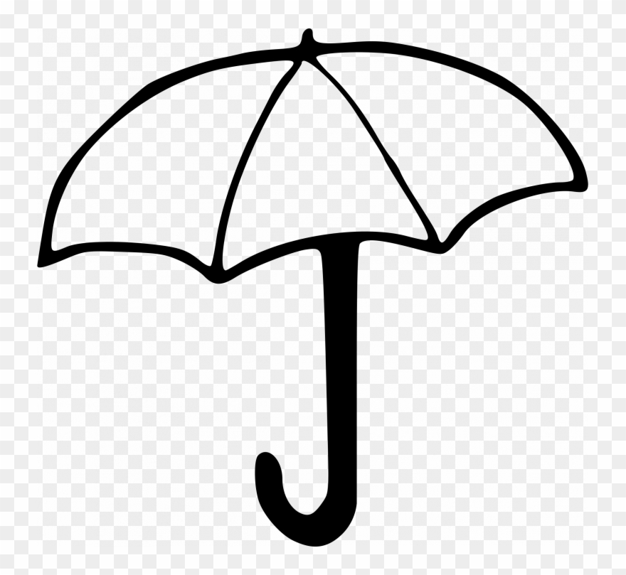 Best Hd Umbrella Clip Art Black And White Images