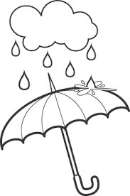 Image result for umbrella clipart black and white
