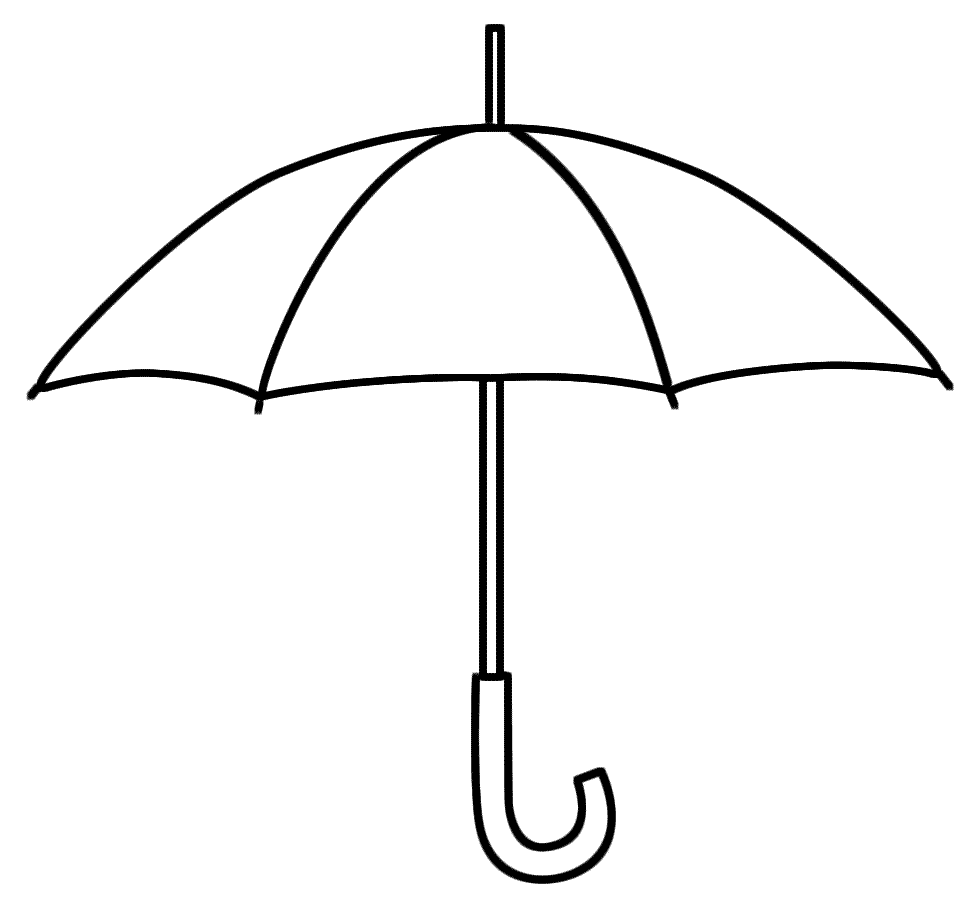 Free Umbrella Clipart Black And White, Download Free Clip