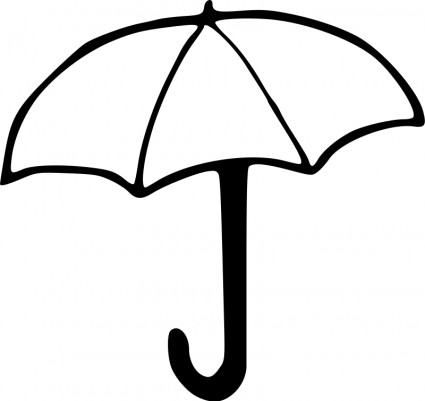 Free umbrella vector.
