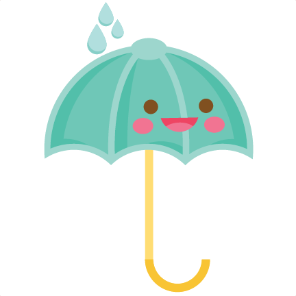 umbrella clipart cute