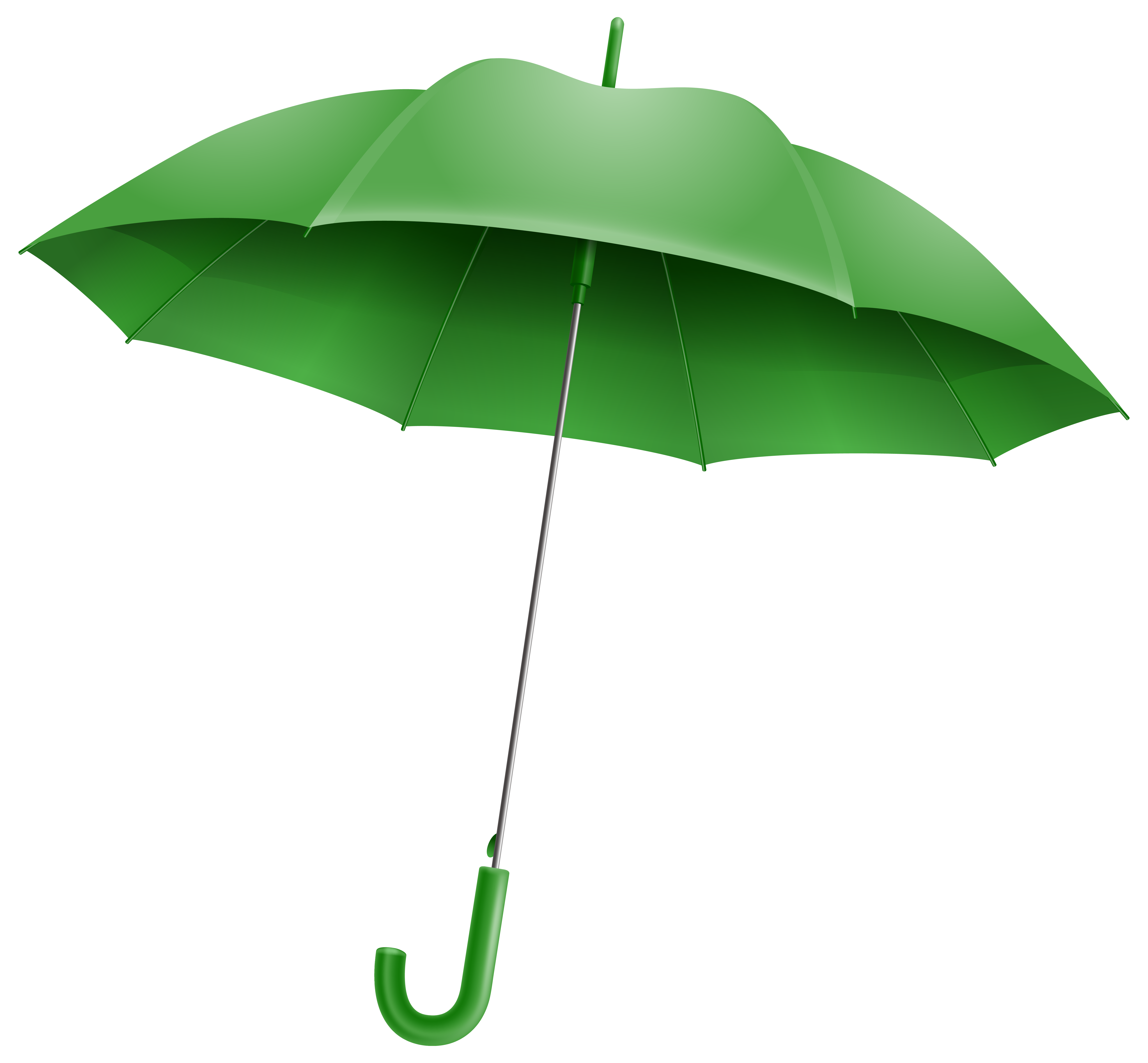 Green umbrella png.