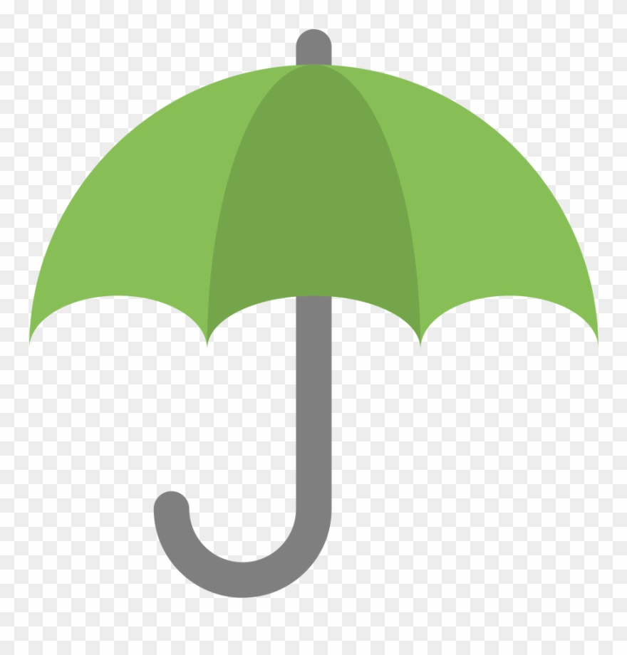 Umbrella icon green.