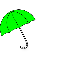 Apple Green Umbrella clipart, cliparts of Apple Green