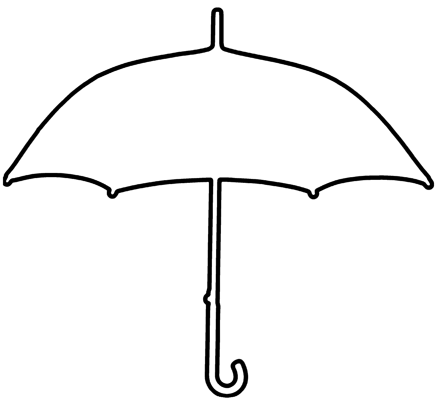 Free Printable Umbrella Template, Download Free Clip Art