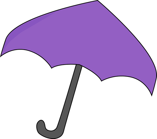 Purple umbrella