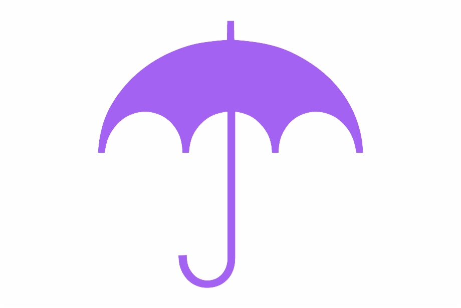 Umbrella clipart purple.
