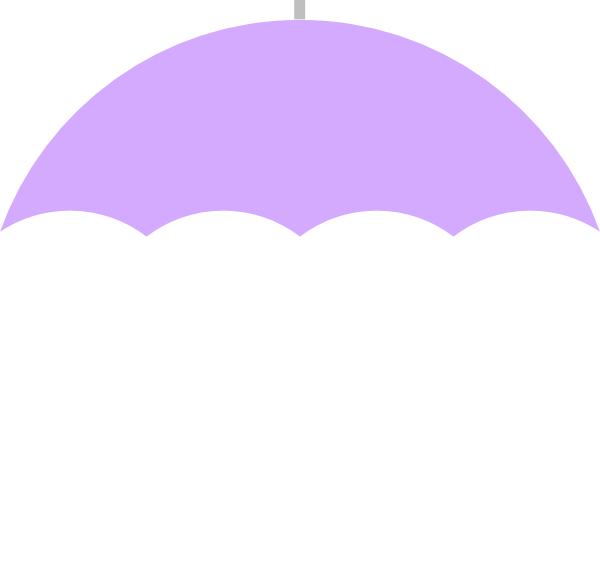 Umbrella purple clip.