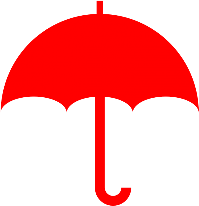 Red umbrella png.