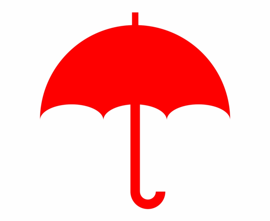 umbrella clipart red