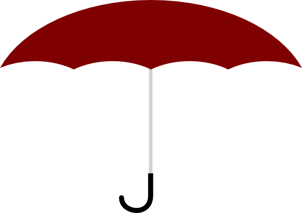 Red umbrella clip.