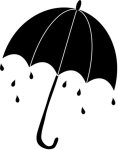 Umbrella clipart silhouette