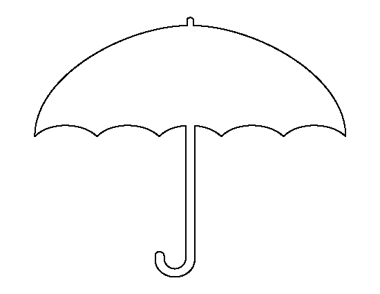 Free umbrella template.