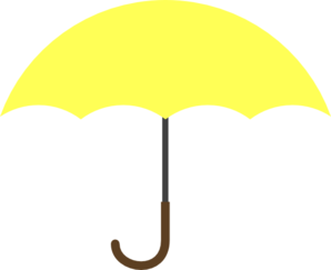 Yellow Umbrella Clip Art at Clker