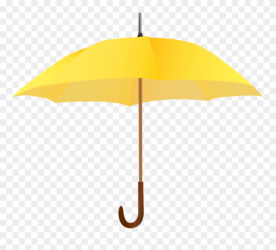 umbrella clipart yellow