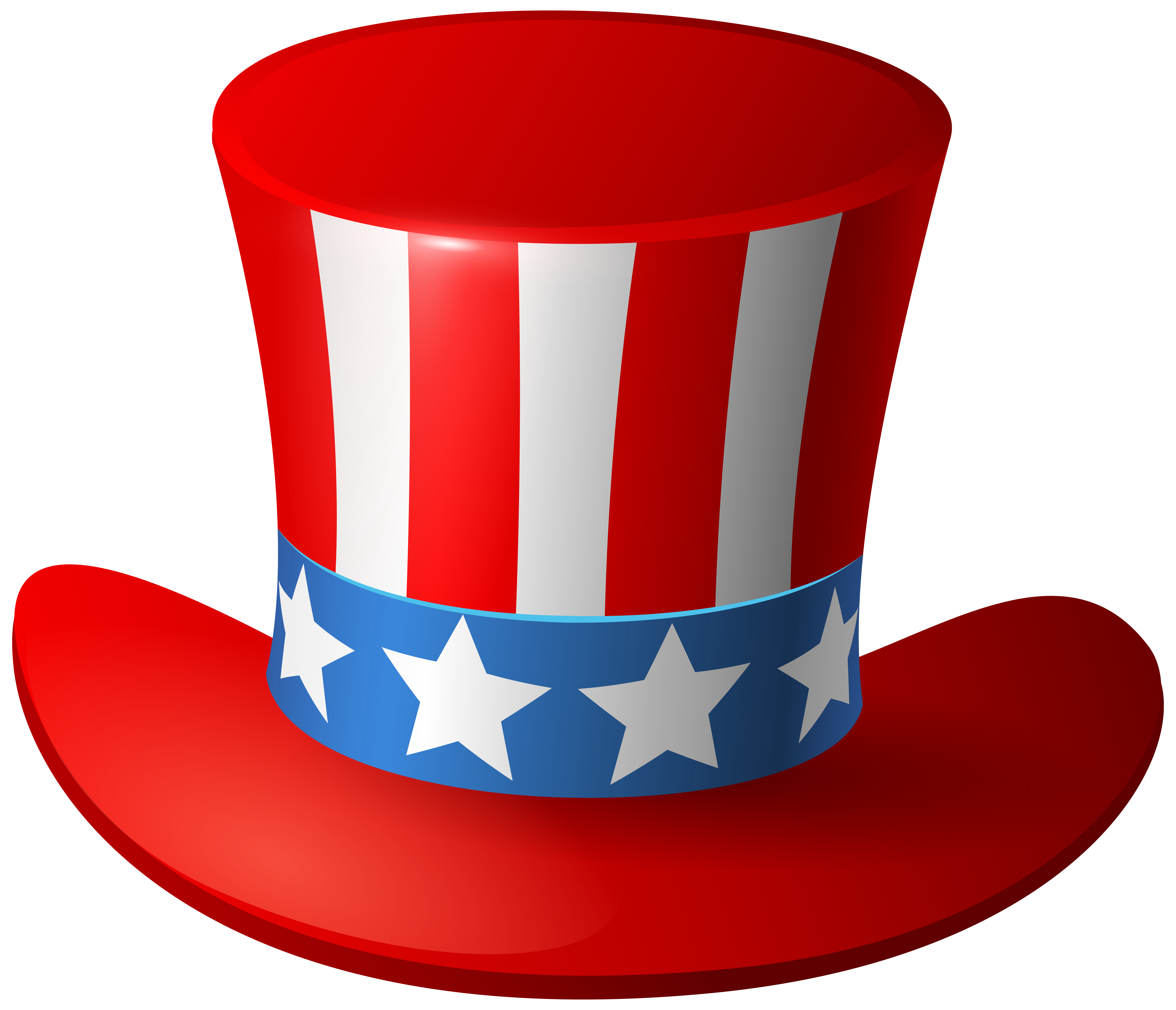 Uncle Sam USA Hat PNG Clipart Image