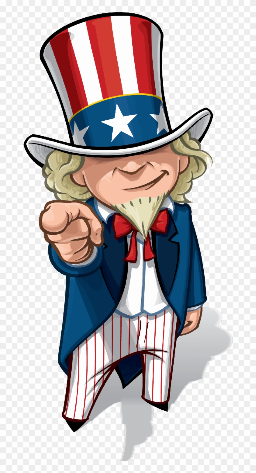 Uncle Sam Cartoon Drawing Clipart
