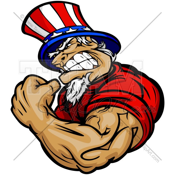 Strong Uncle Sam Clipart Image