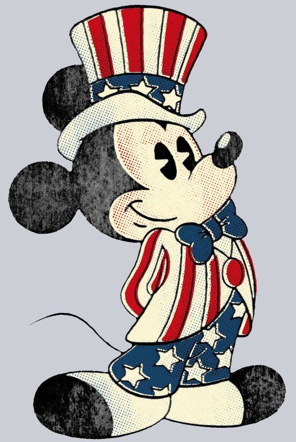 Patriotic mickey mickey.