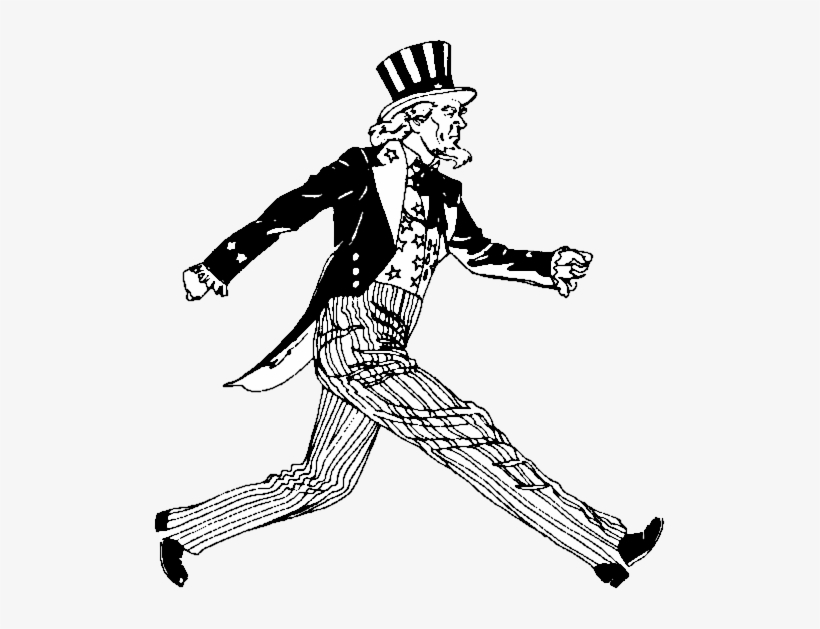 Uncle Sam Clipart Black And White