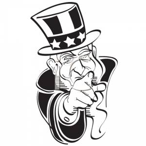 A Sign of Uncle Sam Pointing