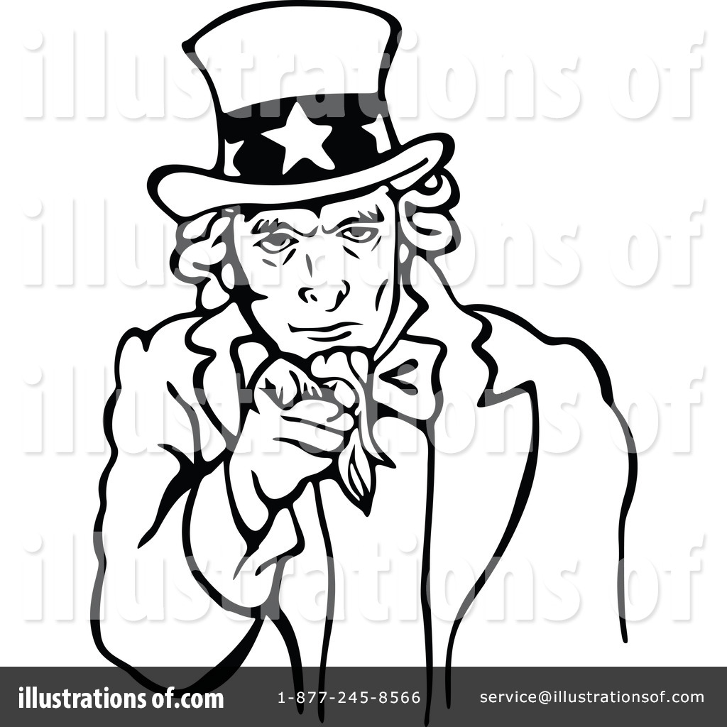 Uncle sam drawing.