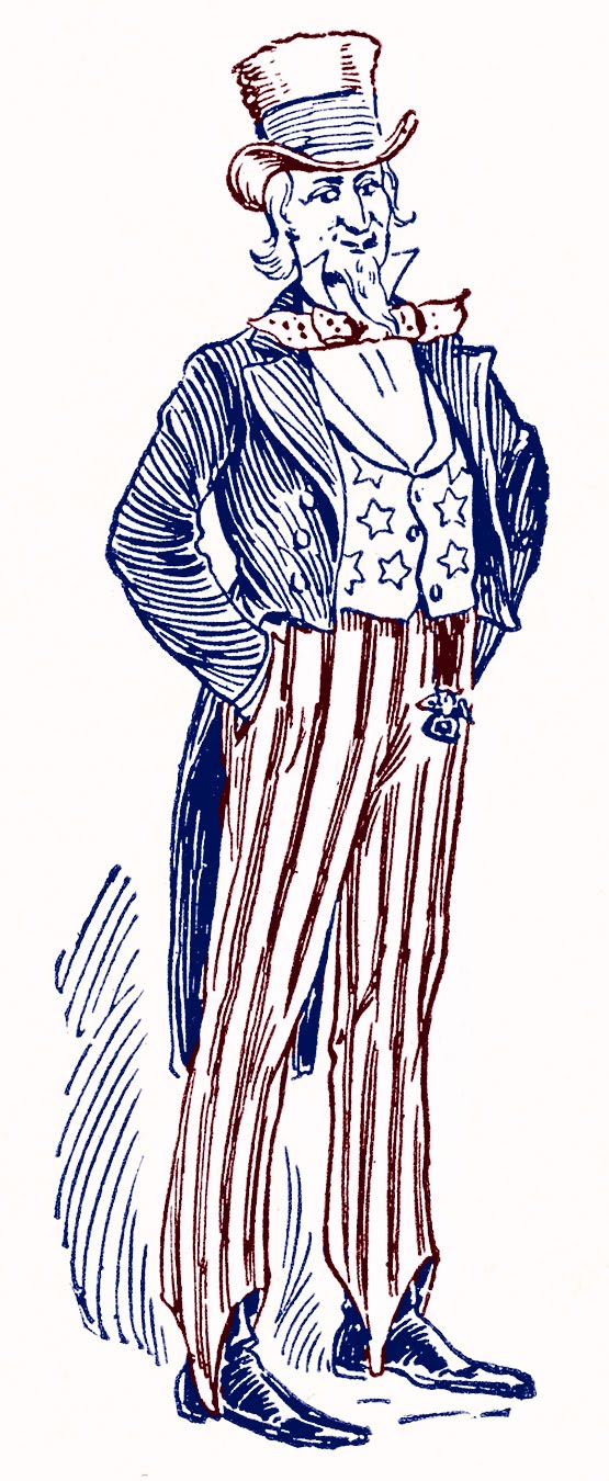 uncle sam clipart standing