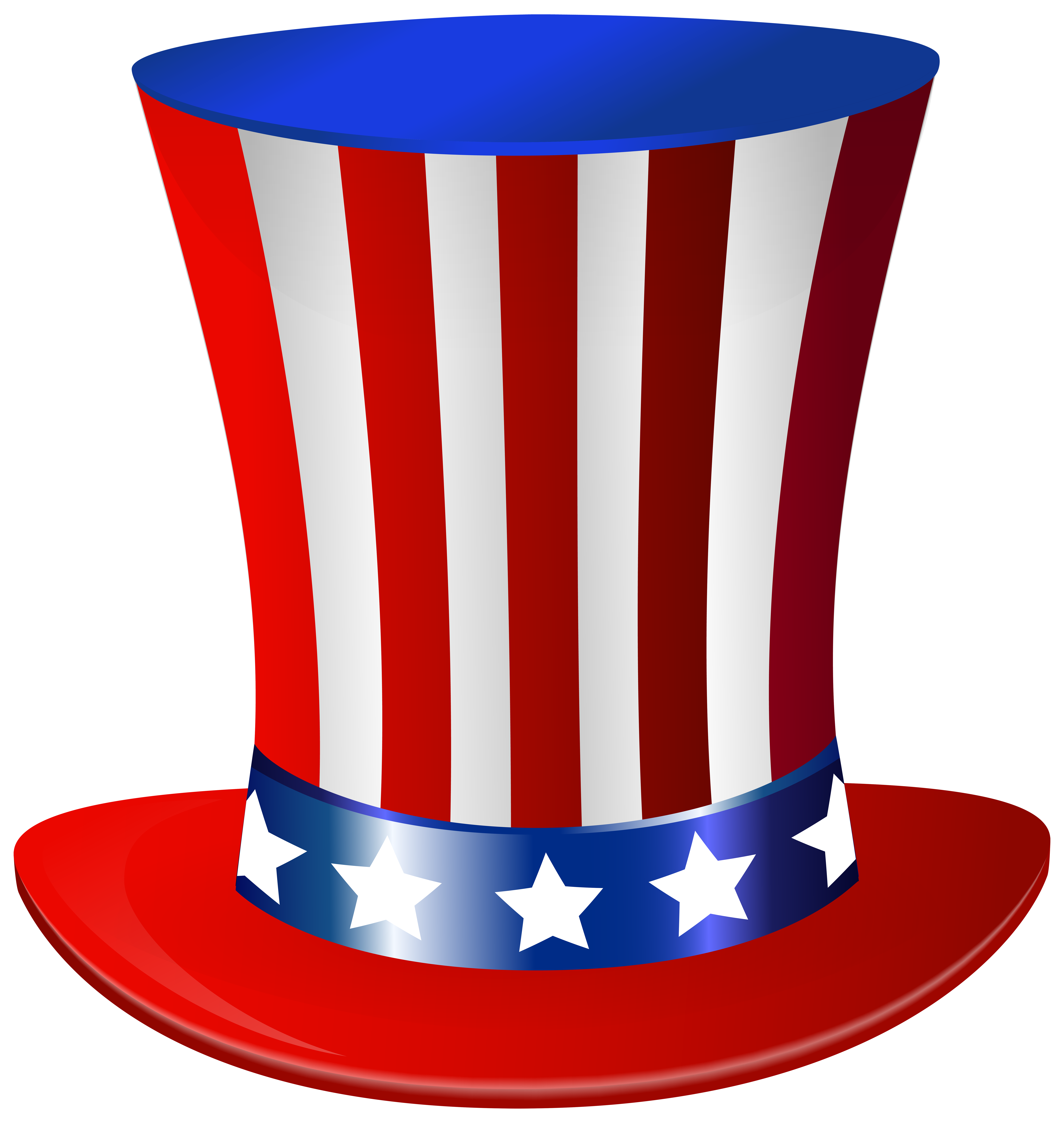 Uncle Sam Hat PNG Clip Art Image