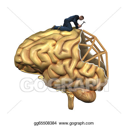 under construction clipart brain