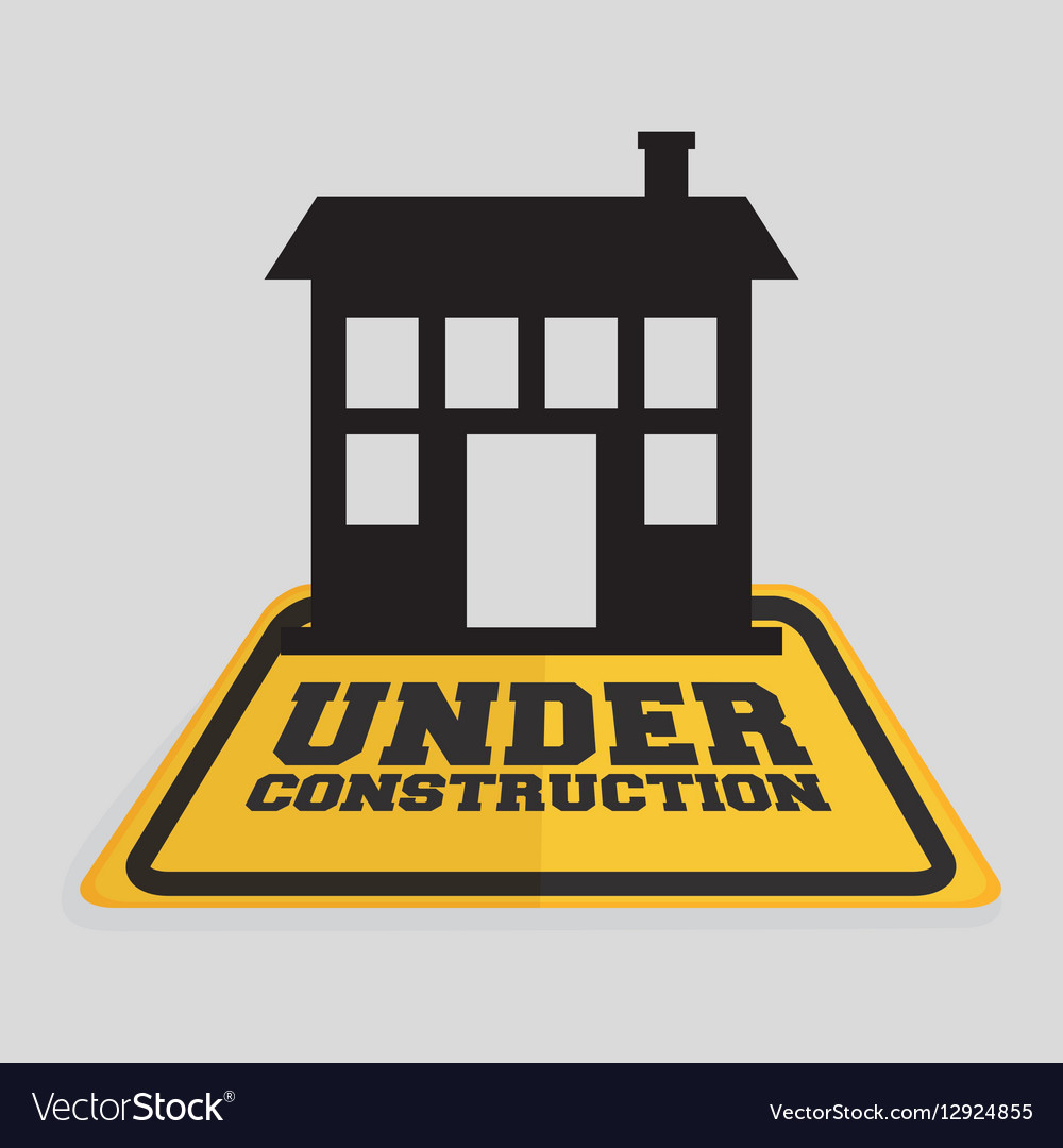 Under construction house building real state