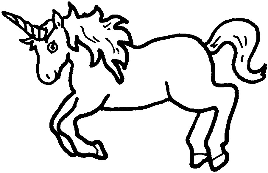 Free Black And White Unicorn Images, Download Free Clip Art