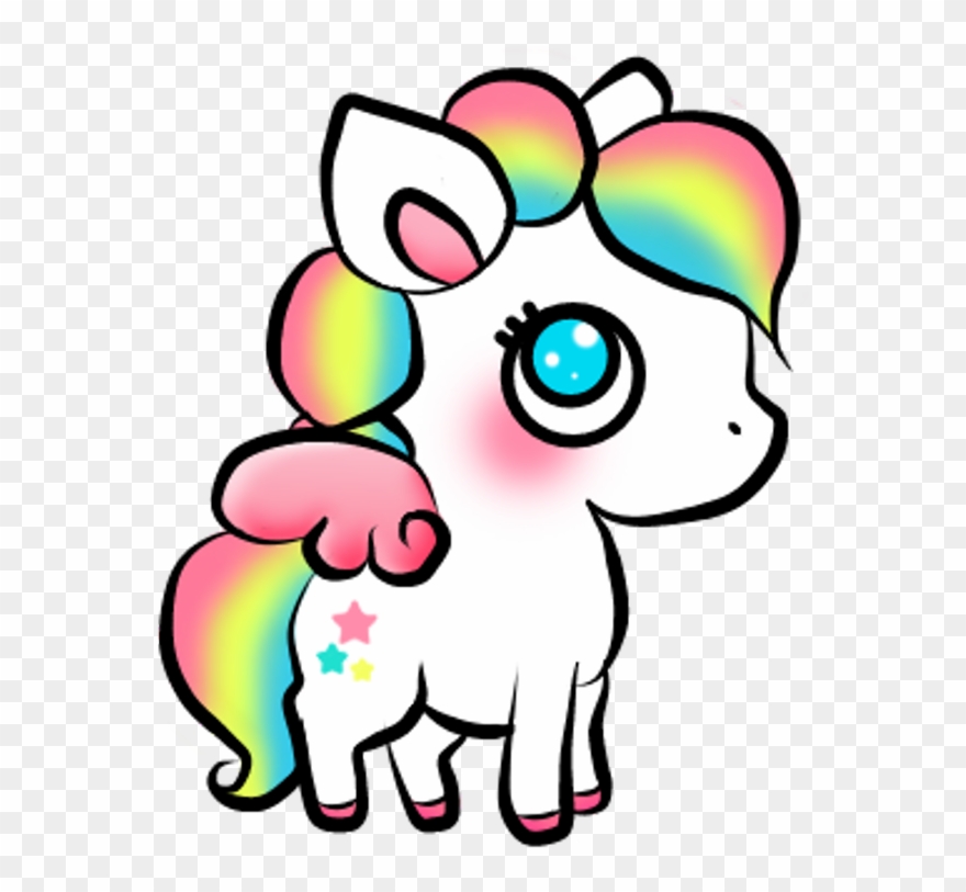 Cute unicorn colorful.