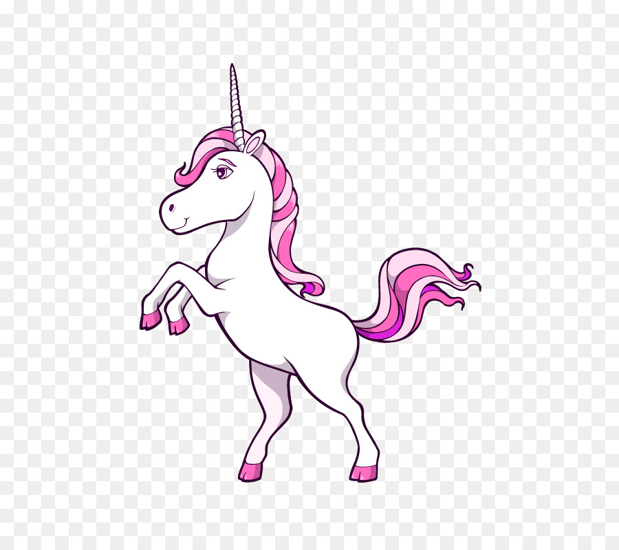 unicorn clipart pink