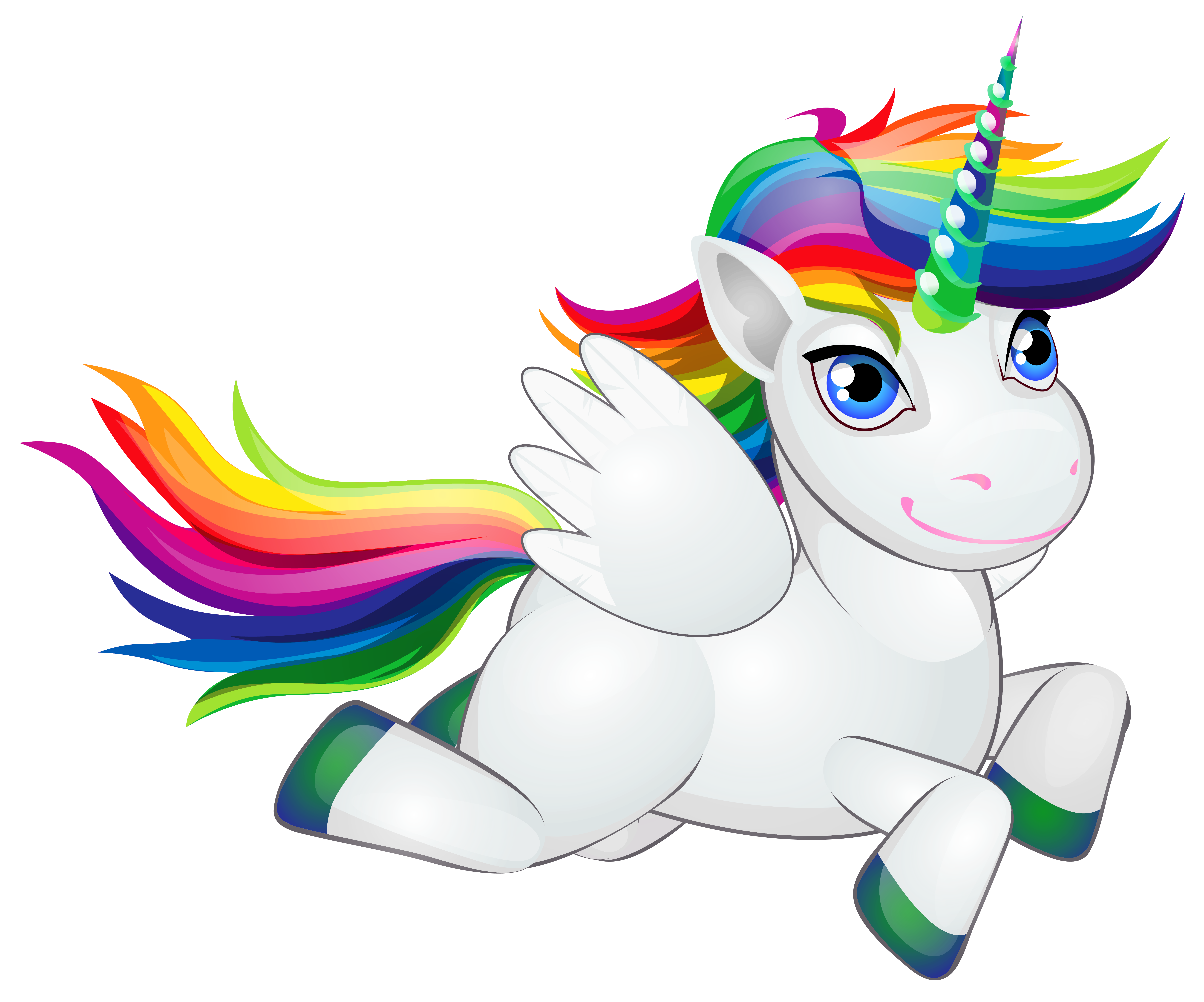 Download Rainbow Horse Pony Cute Unicorn Free HD Image