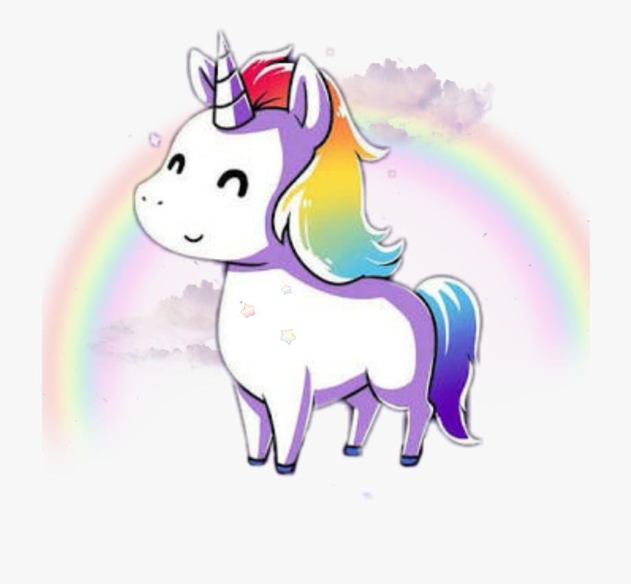 Cute Kawaii Rainbow Unicorn