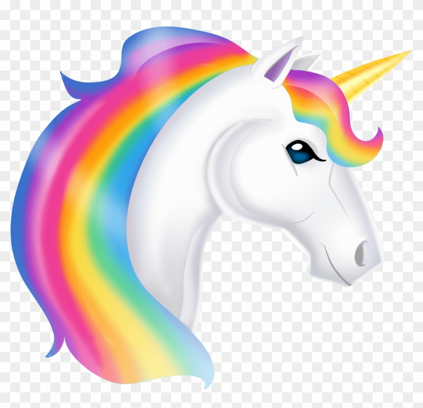 Rainbow unicorn clipart.