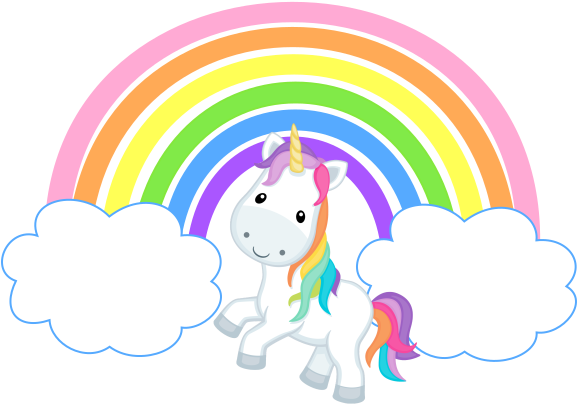 Svg unicorn rainbow.