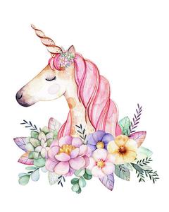 Boho clipart unicorn, Boho unicorn Transparent FREE for