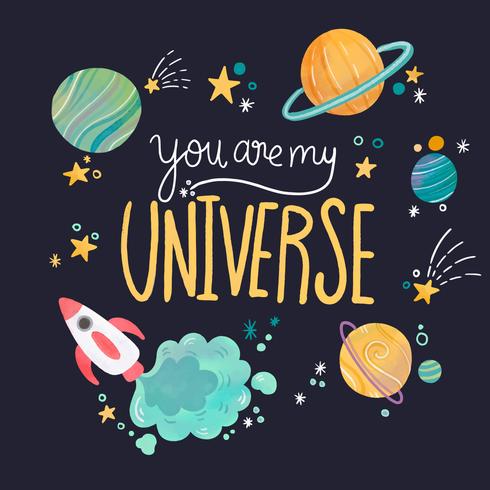 Cute universe with.
