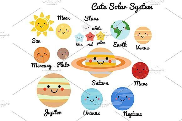 Cute solar system