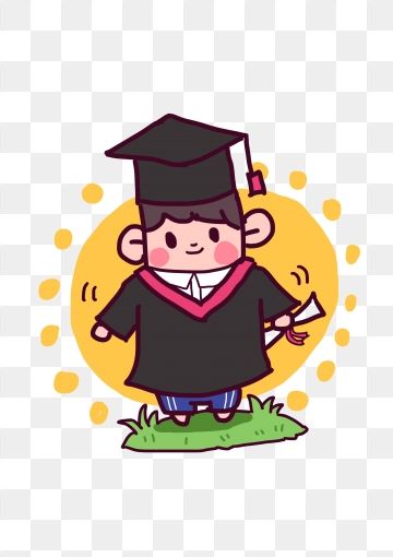 Graduation Season University Graduate Q Version, Cartoon
