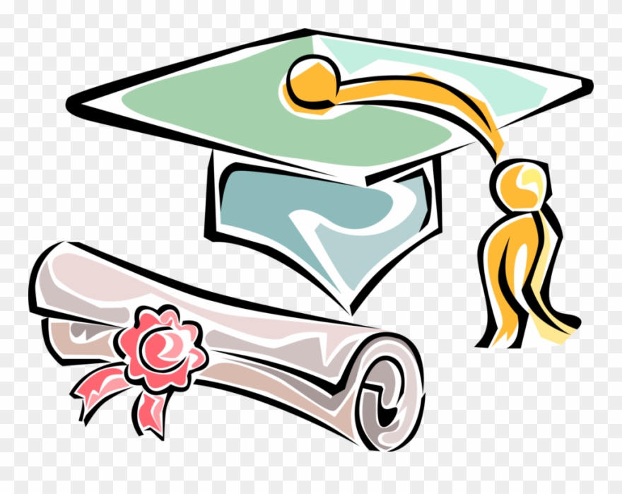 Vector Illustration Of School Or University Graduation