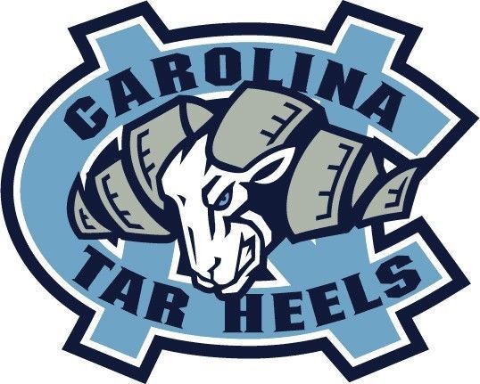 UNC University of North Carolina Tarheel Large Logo Decals