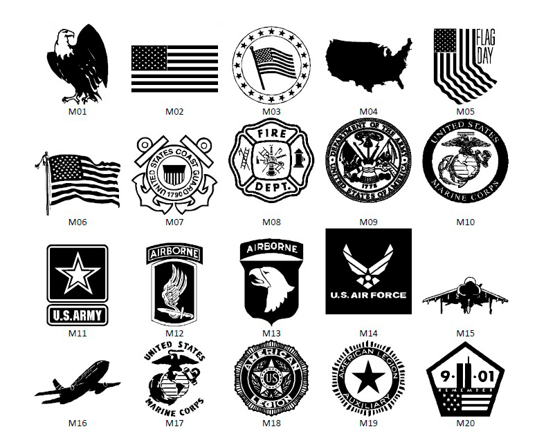 us army clipart black