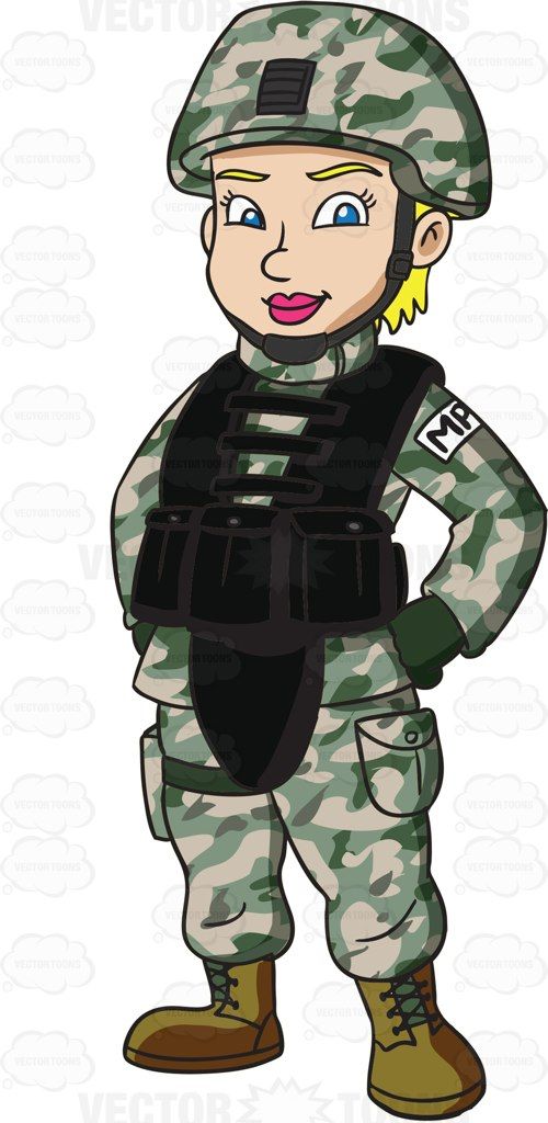 A Female US Army Military Police Officer