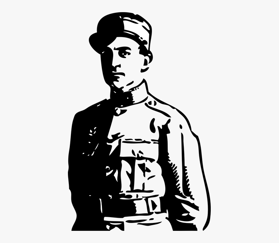 Officer Man Soldier