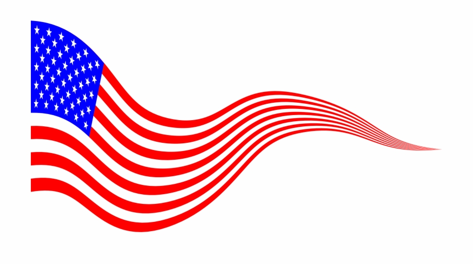 This Free Icons Png Design Of Wavy Usa Flag Banner